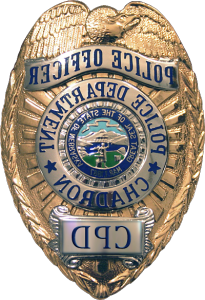 Chadron Police Department badge